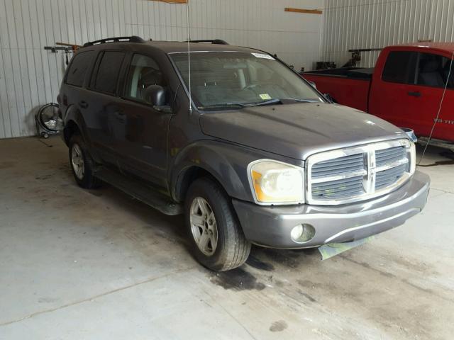 1D4HB48N84F104469 - 2004 DODGE DURANGO SL GRAY photo 1