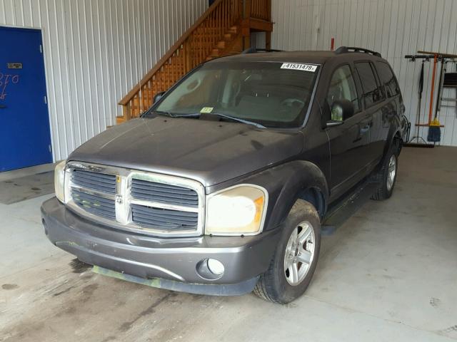 1D4HB48N84F104469 - 2004 DODGE DURANGO SL GRAY photo 2