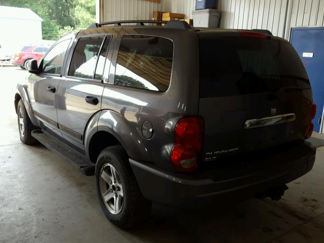 1D4HB48N84F104469 - 2004 DODGE DURANGO SL GRAY photo 3