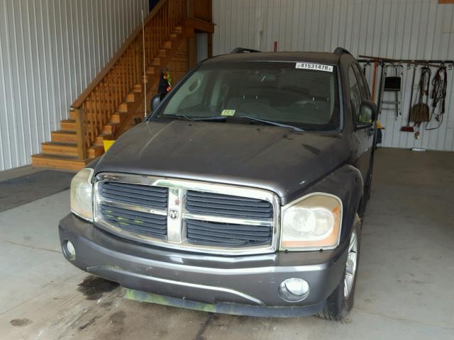 1D4HB48N84F104469 - 2004 DODGE DURANGO SL GRAY photo 9