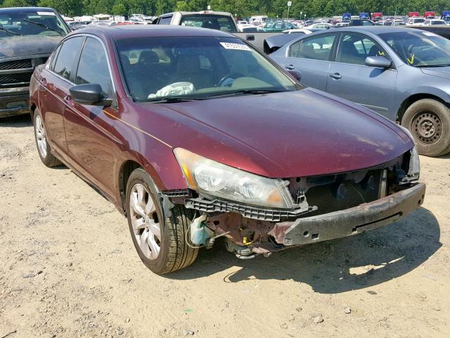 1HGCP26879A088684 - 2009 HONDA ACCORD EXL BURGUNDY photo 1