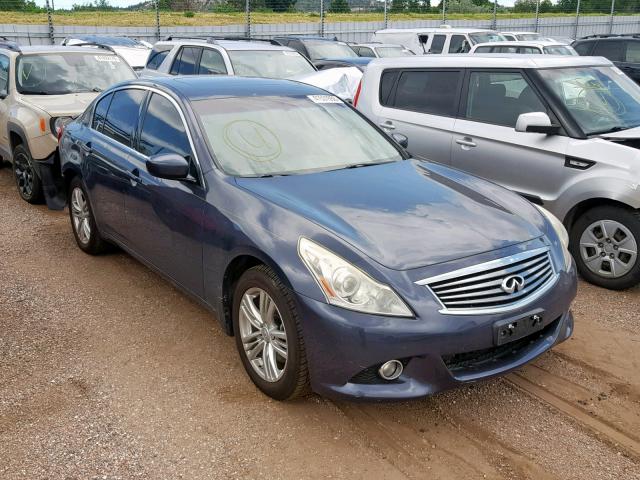 JN1CV6AR4AM457518 - 2010 INFINITI G37 BLUE photo 1