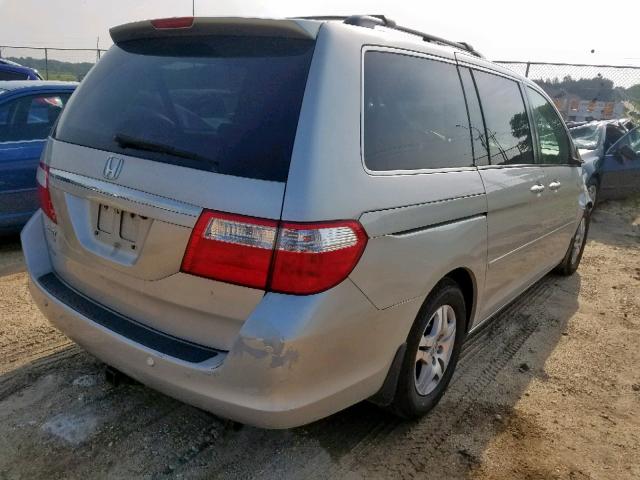 5FNRL388X6B104516 - 2006 HONDA ODYSSEY TO SILVER photo 4