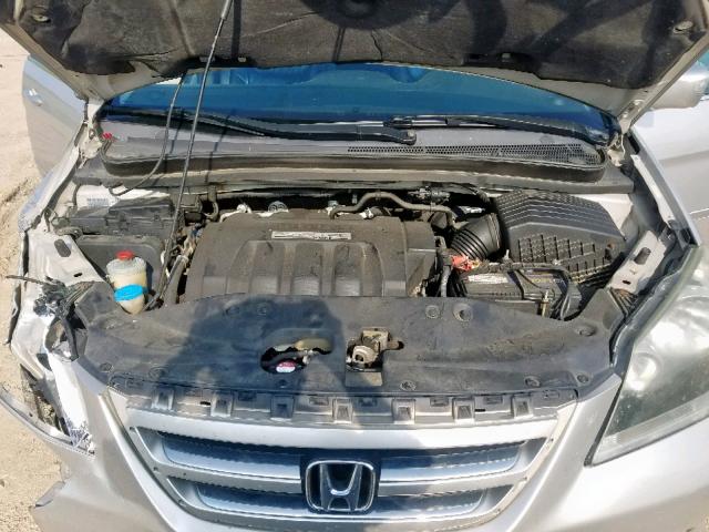 5FNRL388X6B104516 - 2006 HONDA ODYSSEY TO SILVER photo 7