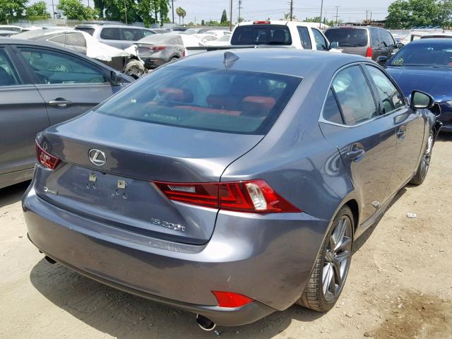 JTHBA1D20G5034121 - 2016 LEXUS IS 200T GRAY photo 4