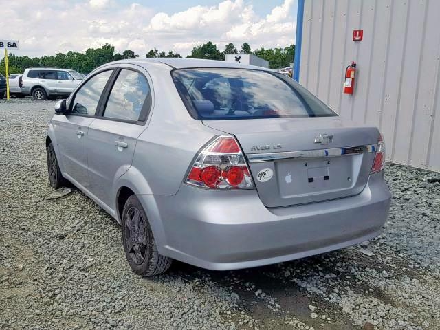 KL1TD56647B057351 - 2007 CHEVROLET AVEO BASE Gümüş foto 3