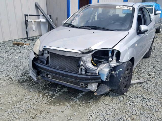 KL1TD56647B057351 - 2007 CHEVROLET AVEO BASE Gümüş foto 9