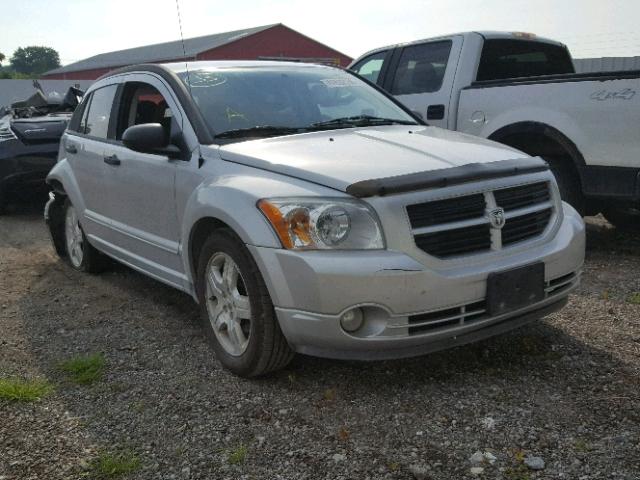 1B3HB48B87D575543 - 2007 DODGE CALIBER SX SILVER photo 1