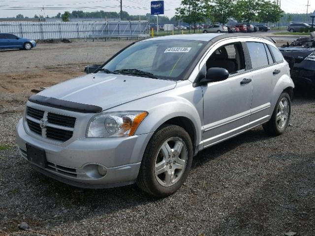 1B3HB48B87D575543 - 2007 DODGE CALIBER SX SILVER photo 2