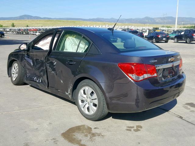 1G1PA5SH8E7277871 - 2014 CHEVROLET CRUZE LS CHARCOAL photo 3