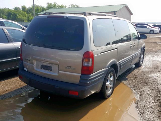 1GMDX03E5YD160721 - 2000 PONTIAC MONTANA TAN photo 4