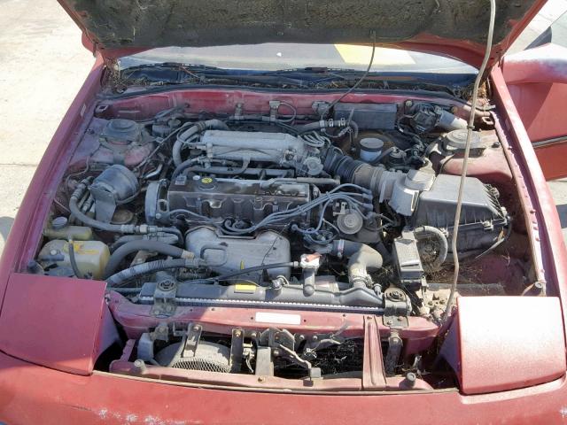 1ZVBT21C4K5161328 - 1989 FORD PROBE LX RED photo 7