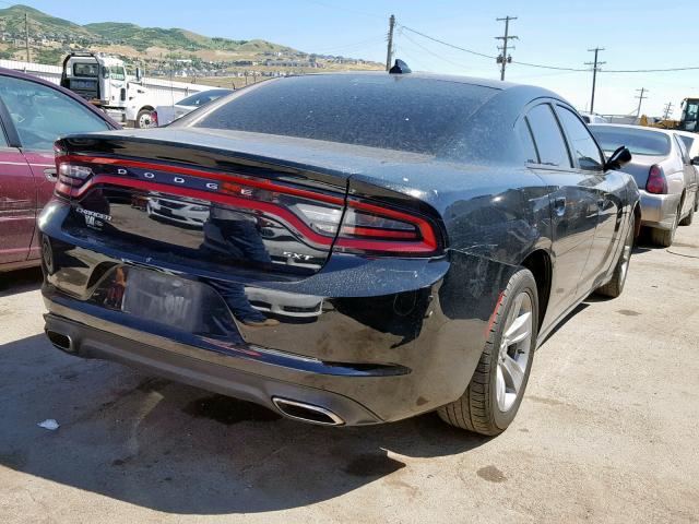 2C3CDXHG7HH523782 - 2017 DODGE CHARGER SX BLACK photo 4