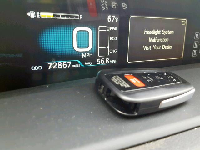 JTDKARFP3H3017853 - 2017 TOYOTA PRIUS PRIM 白色 照片 8