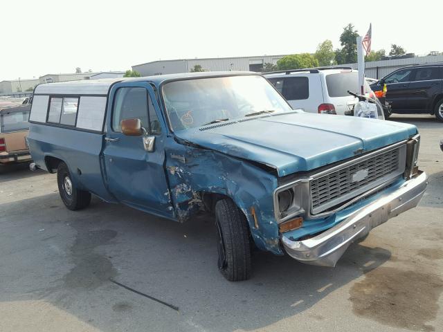 CCY143S164690 - 1973 CHEVROLET PICKUP GREEN photo 1