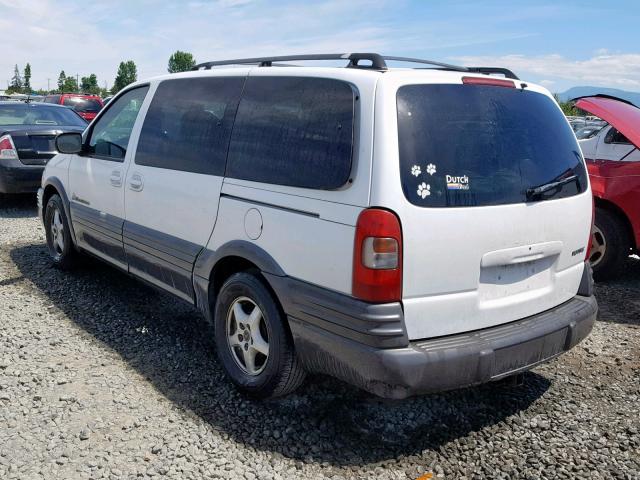 1GMDX03E73D196354 - 2003 PONTIAC MONTANA WHITE photo 3