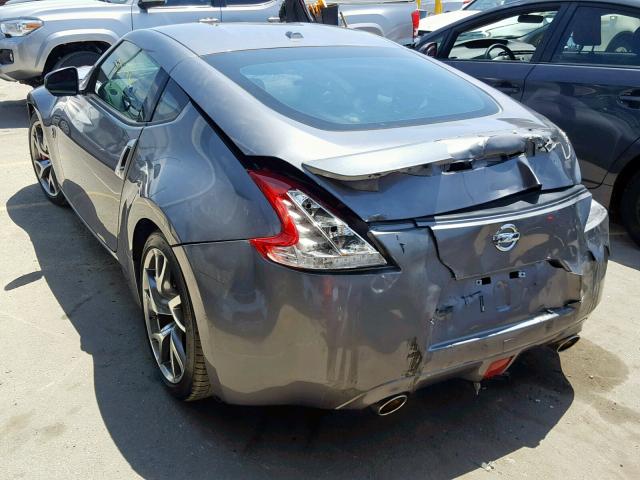 JN1AZ4EH9EM630800 - 2014 NISSAN 370Z BASE GRAY photo 3