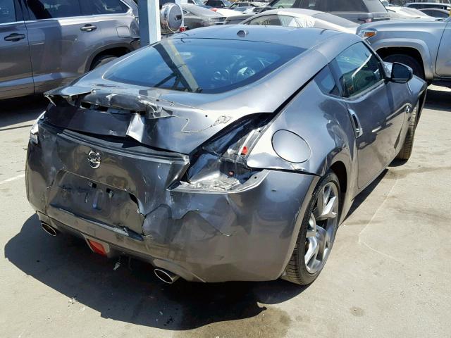 JN1AZ4EH9EM630800 - 2014 NISSAN 370Z BASE GRAY photo 4