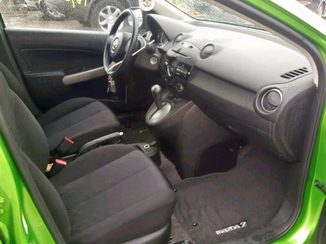 JM1DE1HZ5B0110251 - 2011 MAZDA MAZDA2 GREEN photo 5