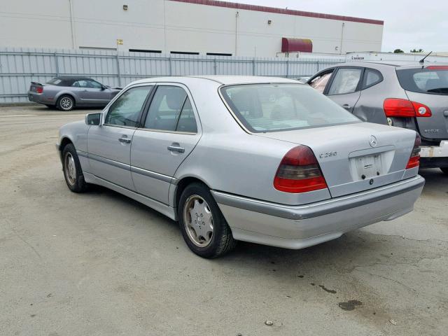 WDBHA29G0XF765498 - 1999 MERCEDES-BENZ C 280 GRAY photo 3