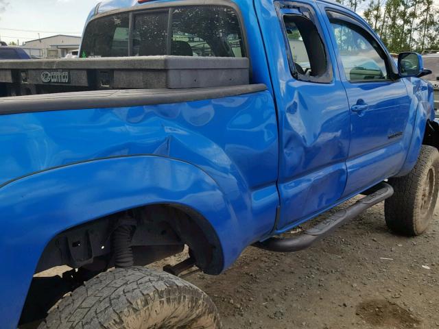 5TEUU42NX8Z500328 - 2008 TOYOTA TACOMA ACC BLUE photo 9