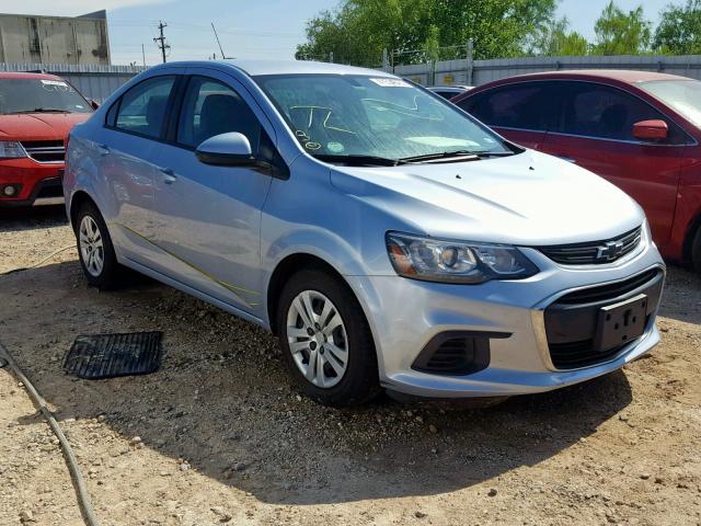 1G1JB5SH6H4144468 - 2017 CHEVROLET SONIC LS BLUE photo 1