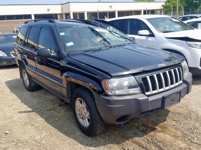 1J4GW48S74C137087 - 2004 JEEP GRAND CHER GRAY photo 1