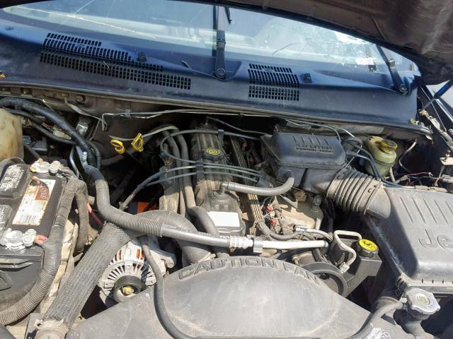 1J4GW48S74C137087 - 2004 JEEP GRAND CHER GRAY photo 7