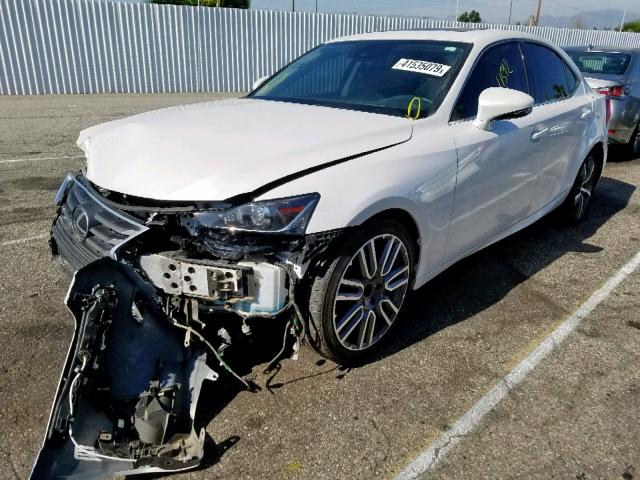 JTHBA1D26H5044850 - 2017 LEXUS IS 200T WHITE photo 2