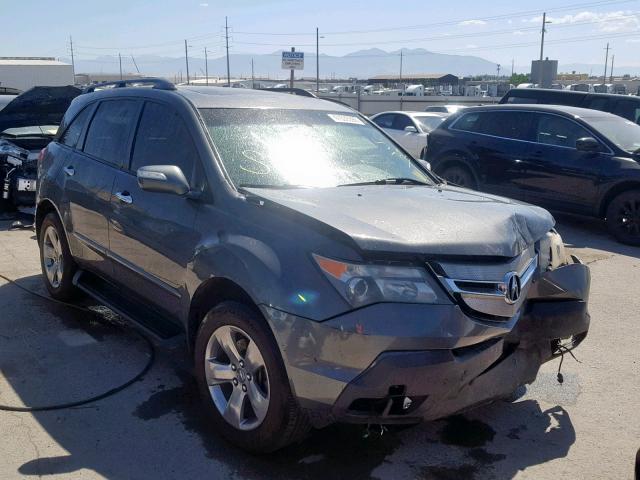 2HNYD28877H548476 - 2007 ACURA MDX SPORT GRAY photo 1