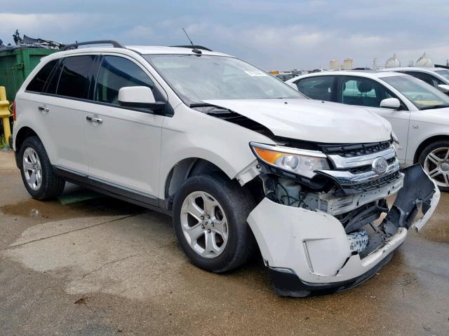 2FMDK3JC2BBA41362 - 2011 FORD EDGE SEL WHITE photo 1