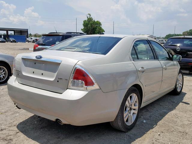 3FAHP08118R200947 - 2008 FORD FUSION SEL CREAM photo 4