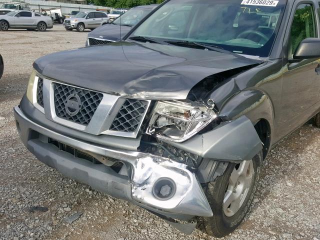 1N6AD07U68C430818 - 2008 NISSAN FRONTIER C GRAY photo 9