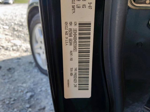 1B3HB48BX8D590921 - 2008 DODGE CALIBER SX BLACK photo 10