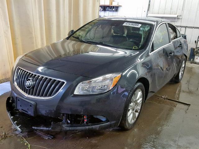 2G4GR5ER0C9153623 - 2012 BUICK REGAL CHARCOAL photo 2