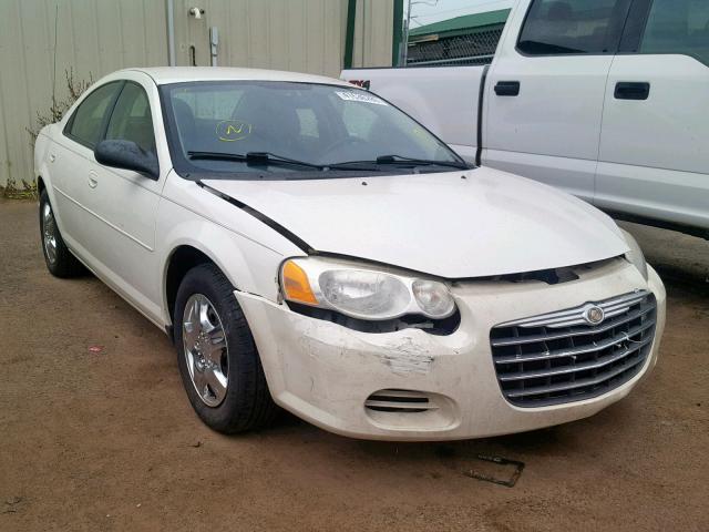 1C3EL46X34N394017 - 2004 CHRYSLER SEBRING LX WHITE photo 1