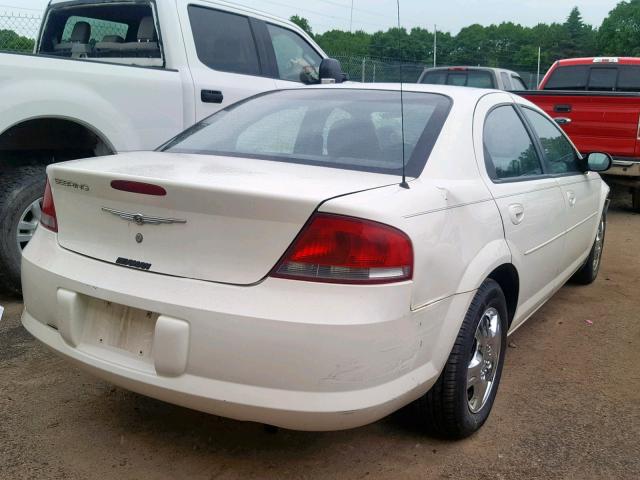 1C3EL46X34N394017 - 2004 CHRYSLER SEBRING LX WHITE photo 4