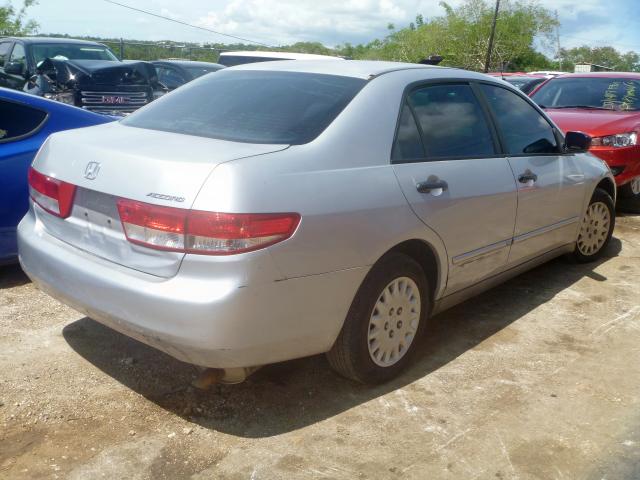 1HGCM56134A104675 - 2004 HONDA ACCORD DX SILVER photo 4