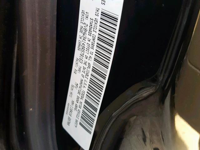 2V8HW34149R578163 - 2009 VOLKSWAGEN ROUTAN SE BLACK photo 10