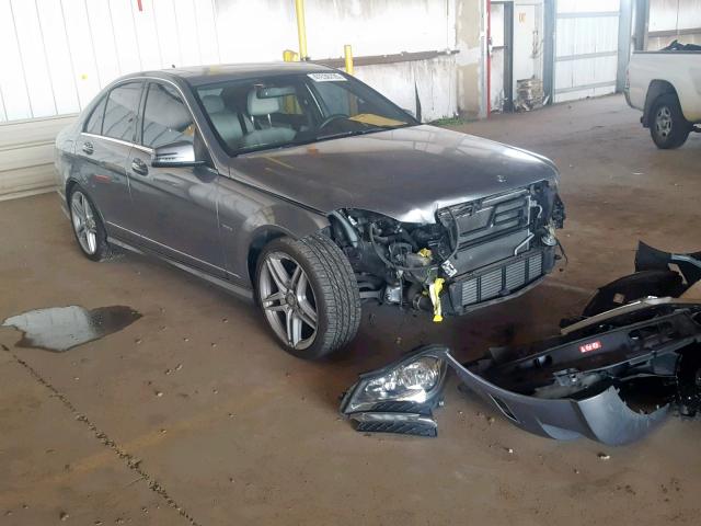 WDDGF4HB3CA715594 - 2012 MERCEDES-BENZ C 250 SILVER photo 1