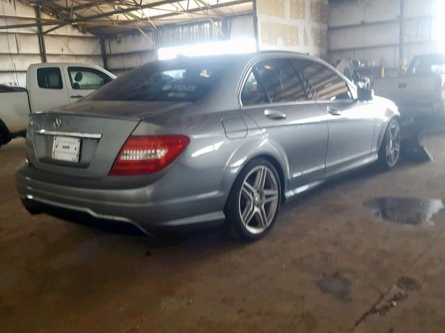 WDDGF4HB3CA715594 - 2012 MERCEDES-BENZ C 250 SILVER photo 4