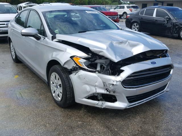 1FA6P0G74E5394840 - 2014 FORD FUSION S SILVER photo 1