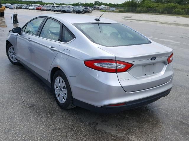 1FA6P0G74E5394840 - 2014 FORD FUSION S SILVER photo 3