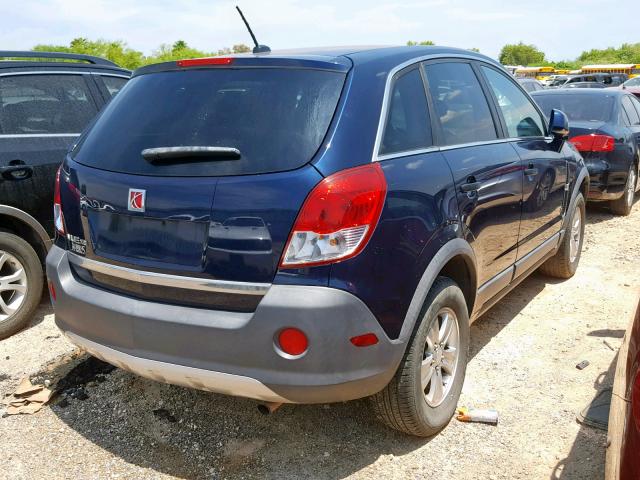 3GSCL33P99S554212 - 2009 SATURN VUE XE BLUE photo 4