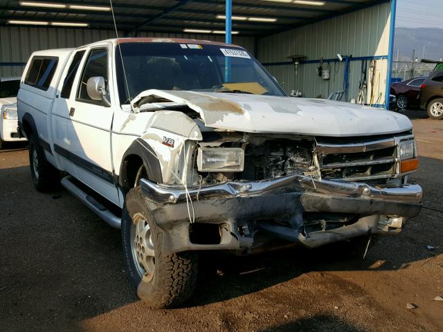 1B7GG23Y9TS593745 - 1996 DODGE DAKOTA WHITE photo 1