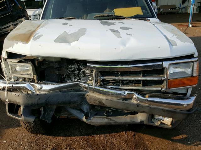 1B7GG23Y9TS593745 - 1996 DODGE DAKOTA WHITE photo 7