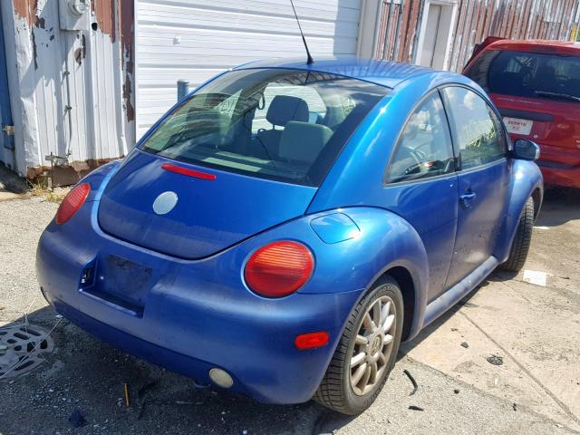 3VWCK31C94M416114 - 2004 VOLKSWAGEN NEW BEETLE ლურჯი ფოტო 4