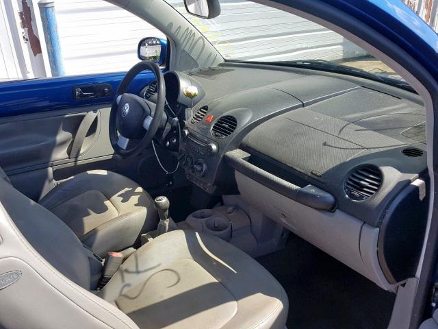 3VWCK31C94M416114 - 2004 VOLKSWAGEN NEW BEETLE ლურჯი ფოტო 5