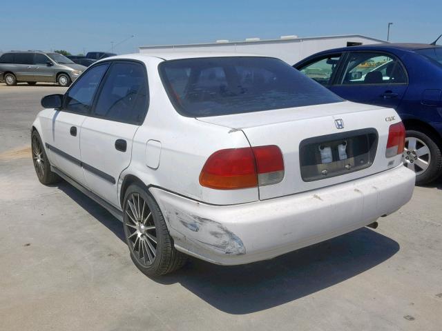 2HGEJ6623WH562821 - 1998 HONDA CIVIC DX WHITE photo 3