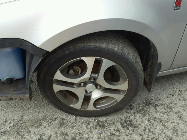 1G8AW12FX5Z110934 - 2005 SATURN ION LEVEL SILVER photo 9